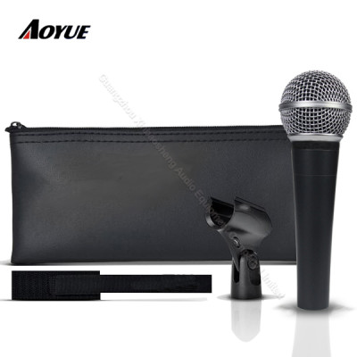 Clone d'instrument vocal professionnel de bobine mobile de haute qualité clone SM-58 lc Microphone