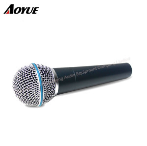 Micrófono profesional con cable Instrumento vocal dinámico con bobina móvil Micrófono Beta 58A