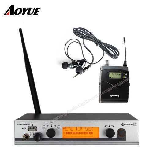 Sistema de monitoreo de audio inalámbrico EW300 G3 IEM profesional en la oreja
