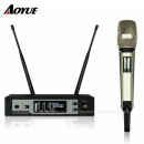 Microfone sem fio do auriculares da canaleta profissional da freqüência ultraelevada da freqüência ultraelevada da freqüência profissional profissional de UHF