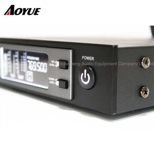 Professional Stage UHF True diversity Microfono wireless per cuffie SKM9100 a canale singolo