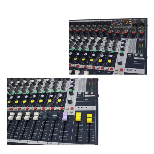 Audio profesional de 16 canales incorporado en los efectos digitales DSP Consola mezcladora EFX16