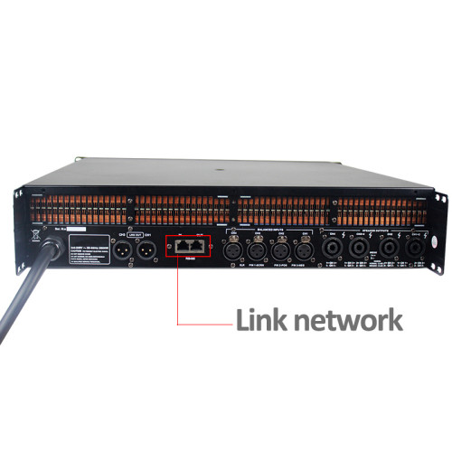 DSP FP serie 4 canali 1300 watt FP6000q collegati all'amplificatore di potenza del PC DSP6000Q