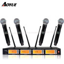 Parfait son un à quatre canaux de conférence sans fil professionnel dynamique microphone casque