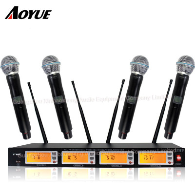 Microfono dinamico con microfono per conferenza wireless professionale da uno a quattro canali
