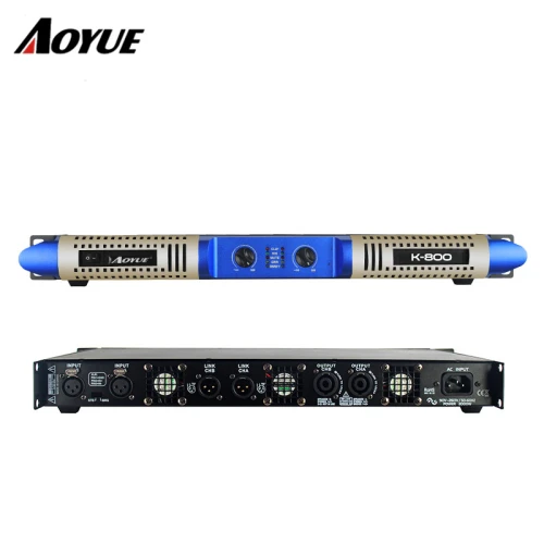 Class d 800 watts 2 channel stereo audio professional digital power amplifier