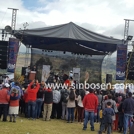 Ecuador clients used FP10000Q and FP6000Q power amplifiers in his show