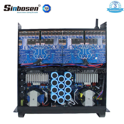 Sinbosen FP20000Q 4000 watt 4 channel professional bass power amplifier dual 18 inch subwoofer