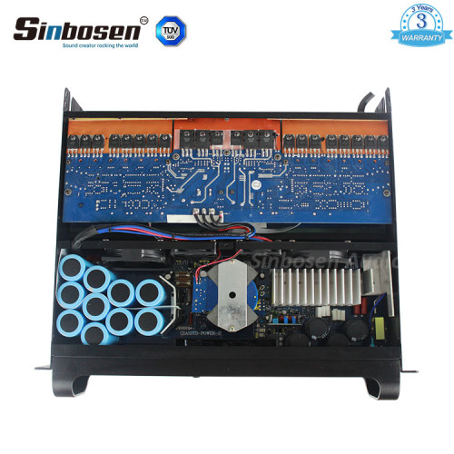 Sinbosen FP14000 4400w 2 canaux haute puissance amplificateur pour double 18 pouces basse