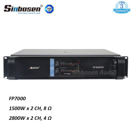 Sinbosen FP7000 1500watt 2 canaux professionnel extrême module interrupteur alimentation amplificateur professionnel