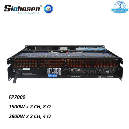 Sinbosen FP7000 1500watt 2-kanałowy profesjonalny moduł ekstremalnego przełącznika zasilania profesjonalnego wzmacniacza