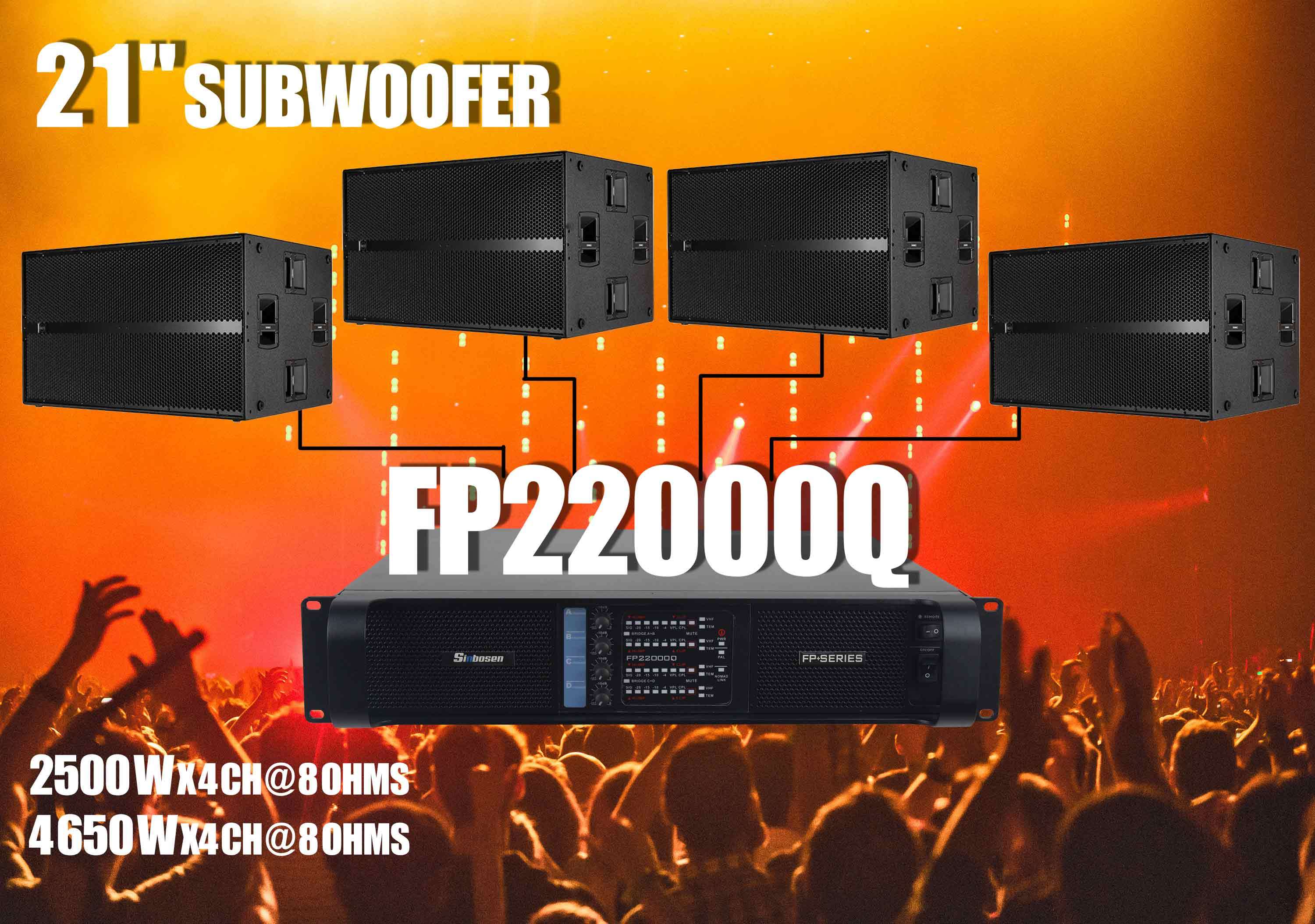 Amplificador de potencia FP22000Q
