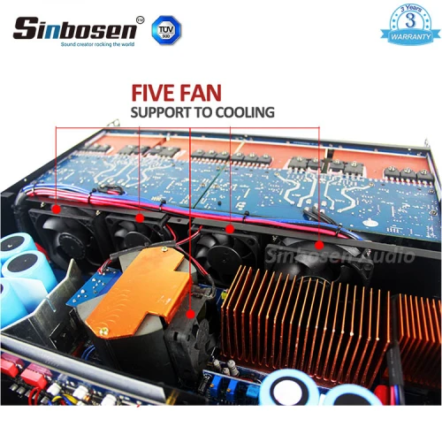 DSP FP series 4 channel 1300 watt FP6000q connect to the PC power amplifier DSP6000Q
