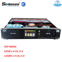 DSP FP series 4 channel 1300 watt FP6000q connect to the PC power amplifier DSP6000Q
