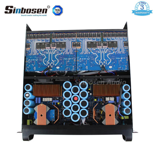 Sinbosen FP20000Q 4000 Watt 4-Kanal-Profi-Bass-Leistungsverstärker Dual-18-Zoll-Subwoofer