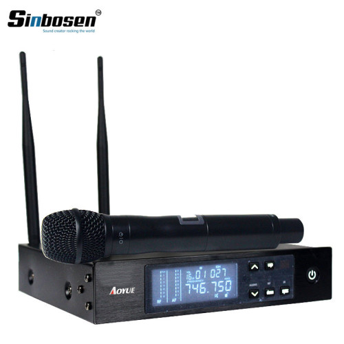 Sistema di microfono palmare wireless digitale UHF singolo QLXD4 + QLXD2 / SM-58