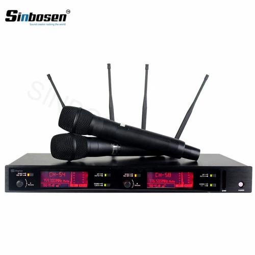 Latest UHF professional stage performance AXT220D handheld digital wireless microphone