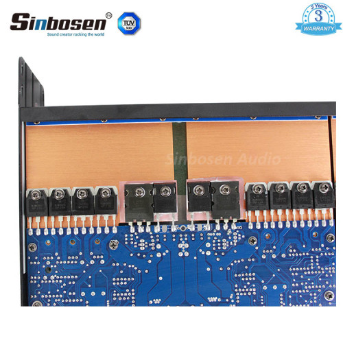 Sinbosen FP10000Q 2100w 4 canales versión mejorada amplificador de potencia profesional más potente