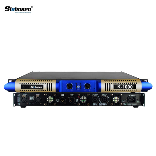 Private model new panel 2 channel 1000w class D digital K-1000 audio digital power amplifier