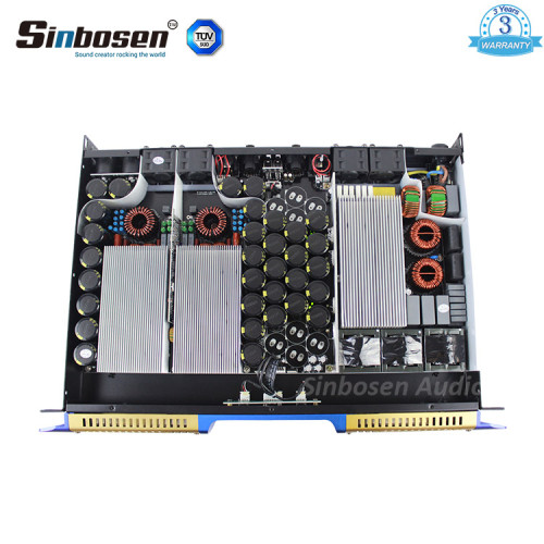 Sinbosen 2 ohm estável 3600 watts 2CH classe d digital amplificador de alta potência H1700
