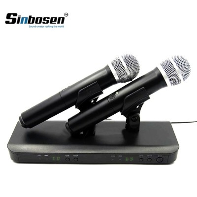 BLX Wireless Systems Dual Channel Receiver Handheld Microphone BLX288/PG58 Wireless System