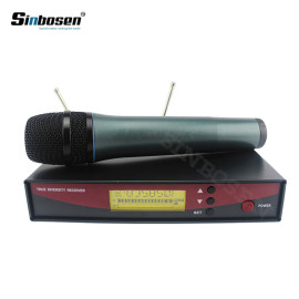 Sinbosen EW135 kablosuz Vokal mikrofon sistemi UHF el mikrofonları