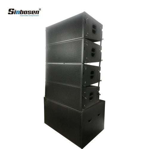 Sistema de som Sinbosen alto-falantes externos de matriz de linha de 12 ”SN2012 + SN8028