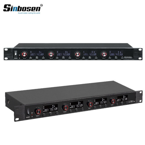 Sinbosen U-6004 4-Kanal-Sender Meeting-Desktop-Mikrofon-Funkkonferenzsystem