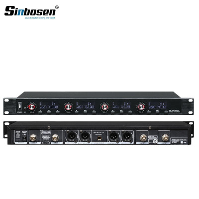 Sinbosen U-6004 4 Channels transmitter Meeting desktop Mics wireless conference system