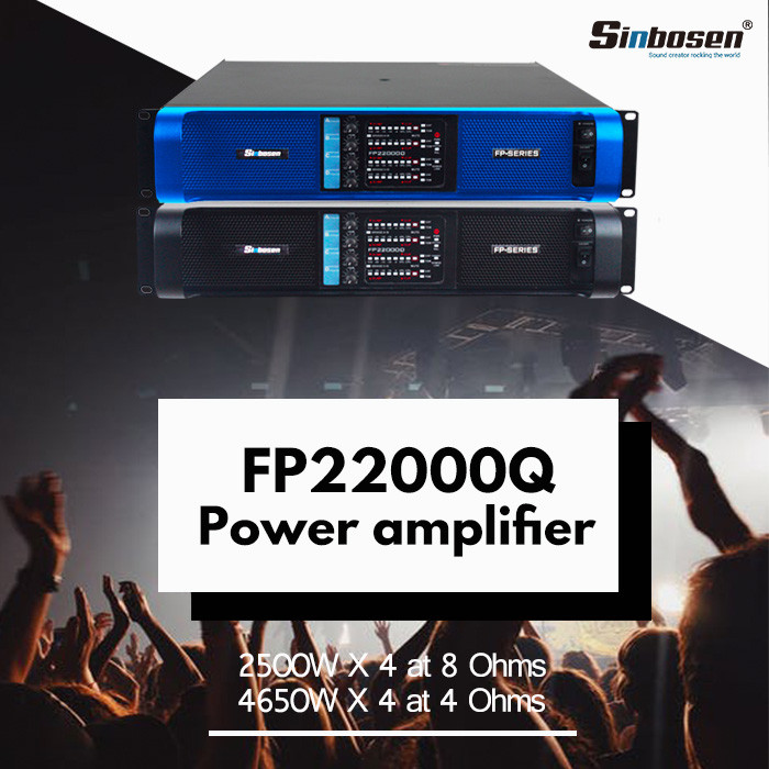 Wzmacniacz mocy Sinbosen FP22000Q otrzymał wielkie uznanie od amerykańskich klientów!