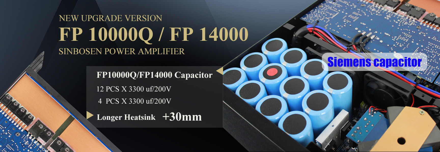 Sinbosen FP14000/FP10000Q Amplifier Upgraded Version In August 2018
