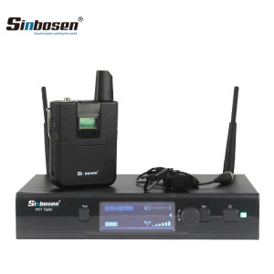 Sistema wireless UHF con trasmettitore Mic / ricaricabile per palmare digitale EWD1