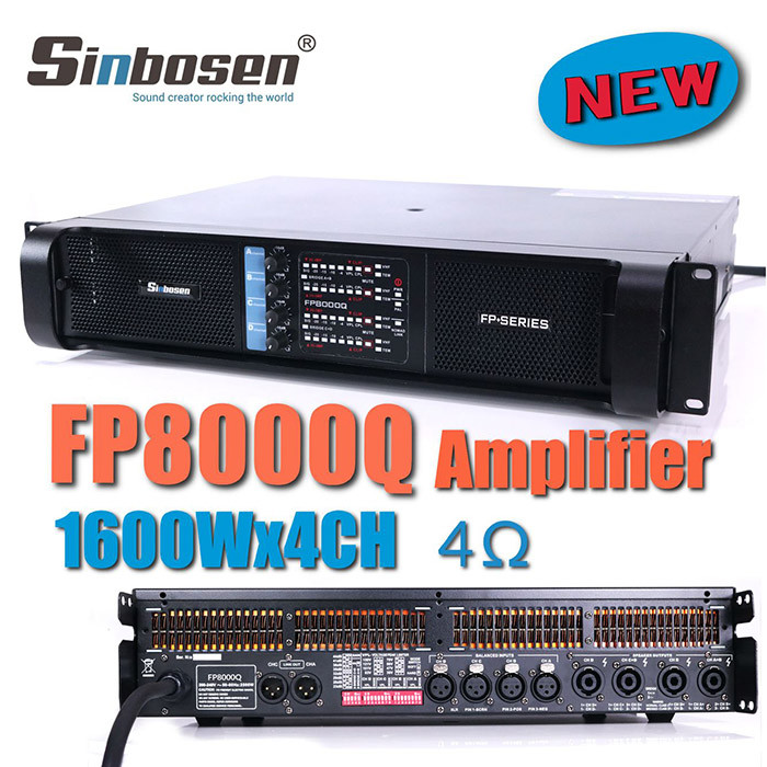 Grundlagen der Bühnenshow - Neuer Leistungsverstärker Sinbosen FP8000Q