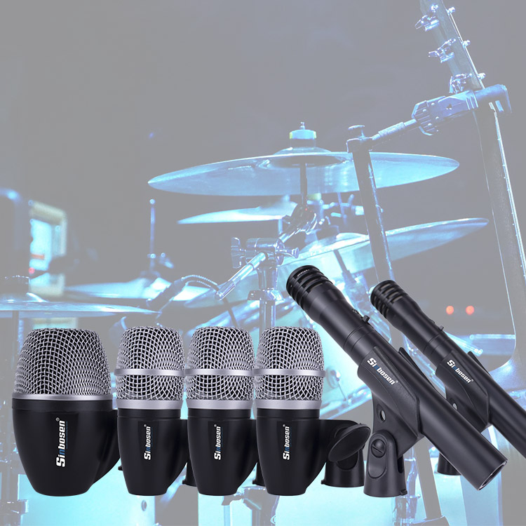 Sinbosen P-56 6pcs condenser dynamic jazz drum set