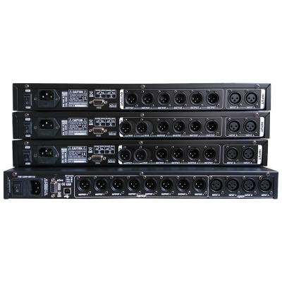 Dual precision 4 input 8 output DSP karaoke digital audio processor D-448