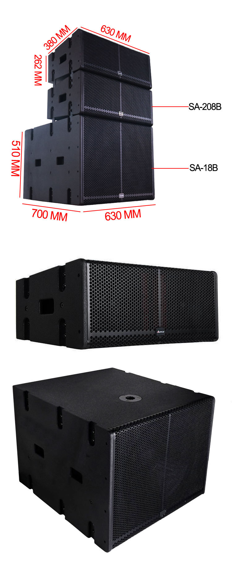 1600w Single 18 Inch Design Box Sound