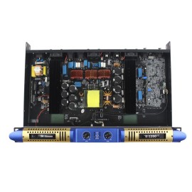 New design 1200w 1u class D digital K-1200 power amplifier with 2 channel