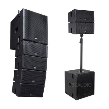 Active Subwoofer powered 5 inch Line Array speaker  AO-5.4+AO-12B