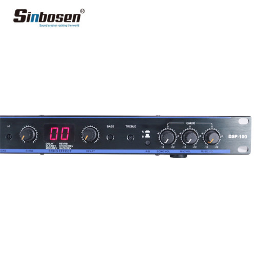 DSP 100 effect preset audio processor professional power system