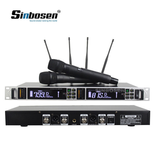 Dual channel digital condenser wireless microphone AXT200s