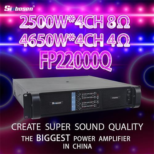 Let FP22000Q Shake Your Market, Your Sound System, Your World!