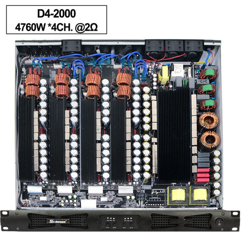 D4-3000 Amplificador de clase D de alta potencia estable de 4