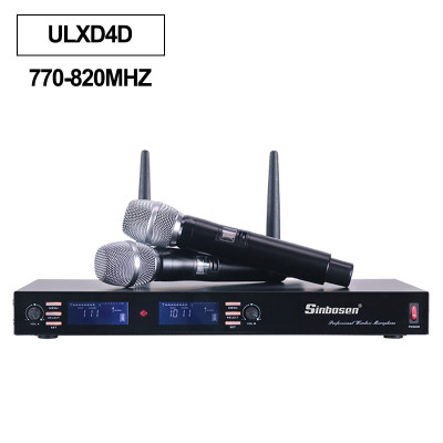 ULXD4D Kablosuz sistem 770-820MHz UHF El mikrofonu