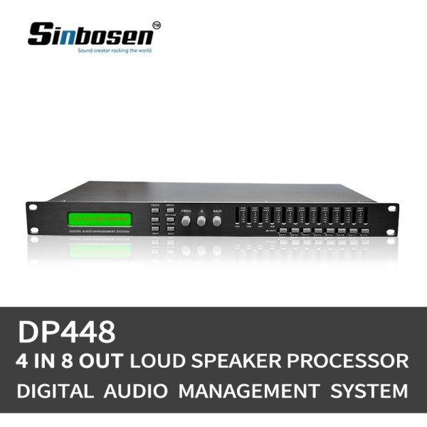 Dual precision 4 input 8 output DSP karaoke digital audio processor DP480 / DP448