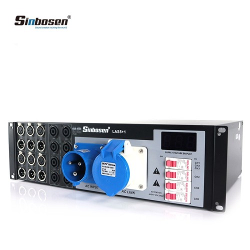 línea de distribución de controlador de potencia altavoces equipo de sistema de audio profesional