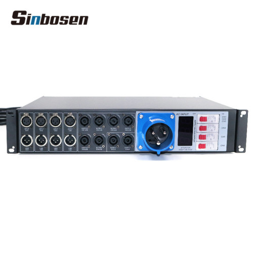 Professional 6-Channel Power Distributor Line Speakers Power Controller