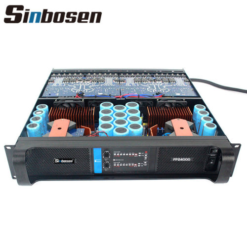 Sinbosen 4200 vatios super subwoofer amplificador de potencia DJ bass Gain FP24000
