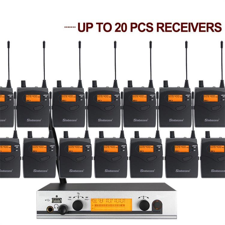 Professional EW300 G3 IEM Wireless Audio Monitoring In Ear monitor System, WIRELESS MICROPHONE SYSTEM, Sinbosen