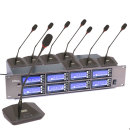8 channel Wireless Gooseneck Microphone Conference Microphone for meeting