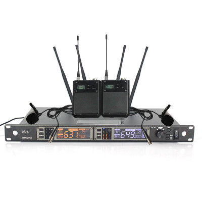 Sinbosen AD4D UHF Headphone Microphone Wireless transmitter belt pack Mic